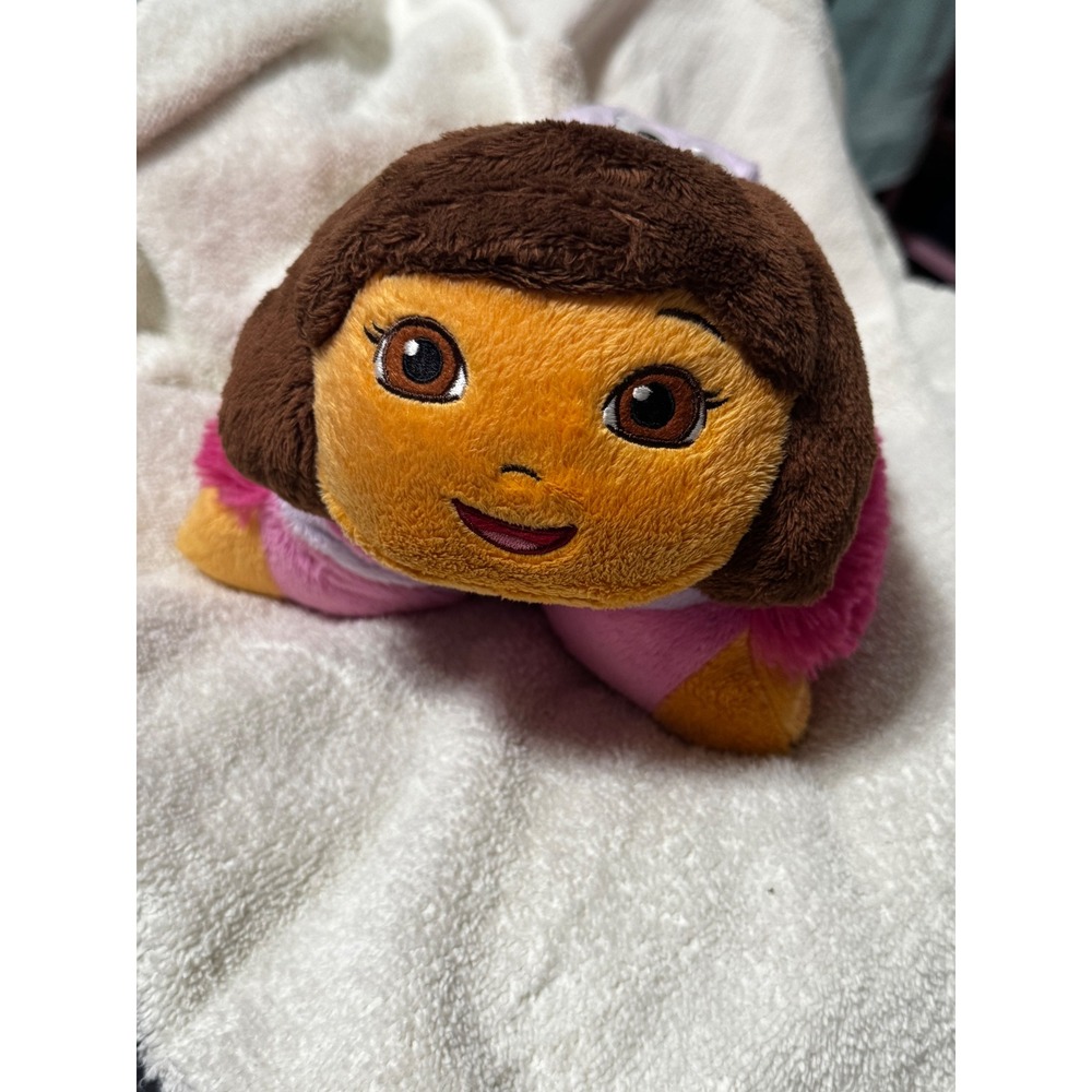 Nickelodeon Dora the Explorer Pillow Pets Pee-wees Plush 11 inch Small Toy